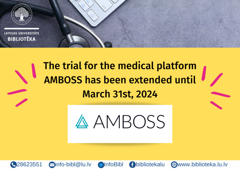 Trial access to AMBOSS has been extended until the 31st of March, 2024