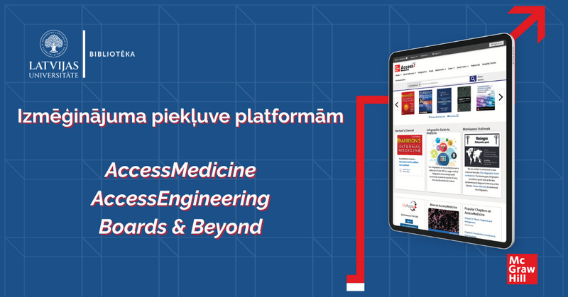 Izmēģinājuma piekļuve McGraw Hill e-resursiem