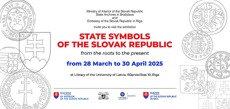 Slovak Republic’s state symbols from the roots to the present: exhibition at UL Library