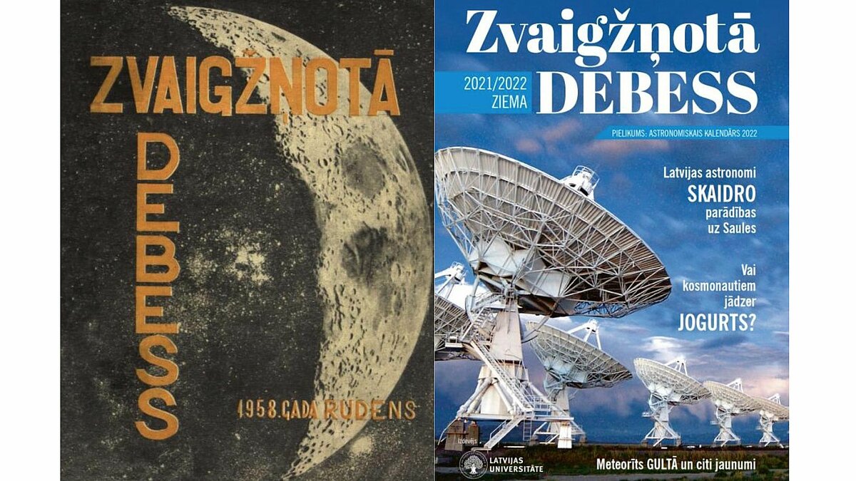 "Zvaigžņotā debess" pirmais un jaunākais numurs