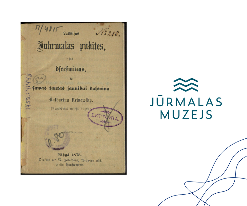 Pirmās latviešu dzejnieces grāmata no LU bibliotēkas krājuma apskatāma Bulduru Izstāžu namā