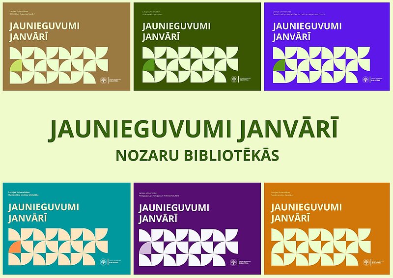 Bibliotēkas jaunieguvumi janvārī