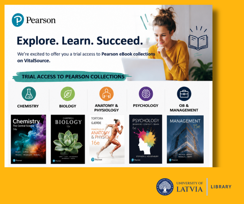 Trial access to the Pearson e-books
