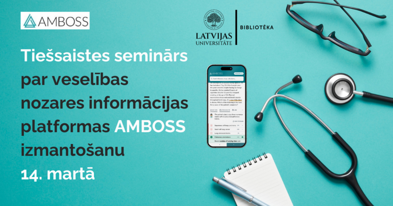 Tīmekļseminārs par platformas AMBOSS izmantošanu