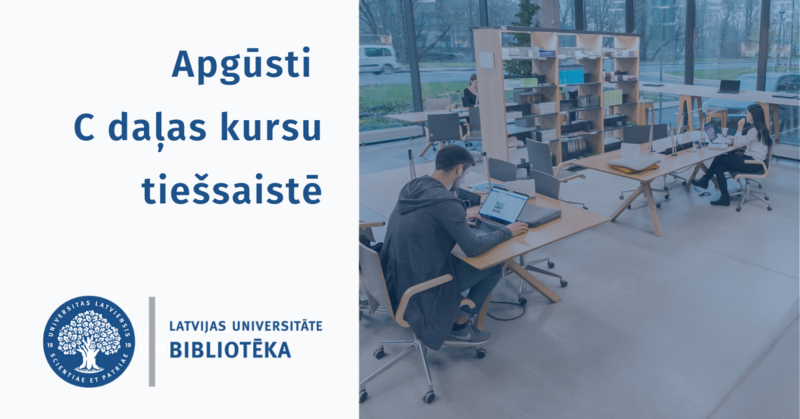 LU Bibliotēka aicina apgūt kursu “Ievads informācijpratībā”