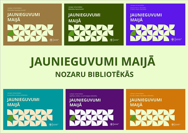 Bibliotēkas jaunieguvumi maijā