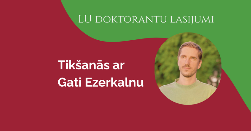 LU doktorantu lasījumi: starp maģiju, tekstiem un literatūru – Gatis Ezerkalns