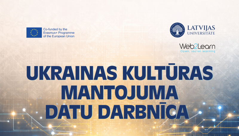 Aicinām piedalīties Ukrainas kultūras mantojuma datu darbnīcā