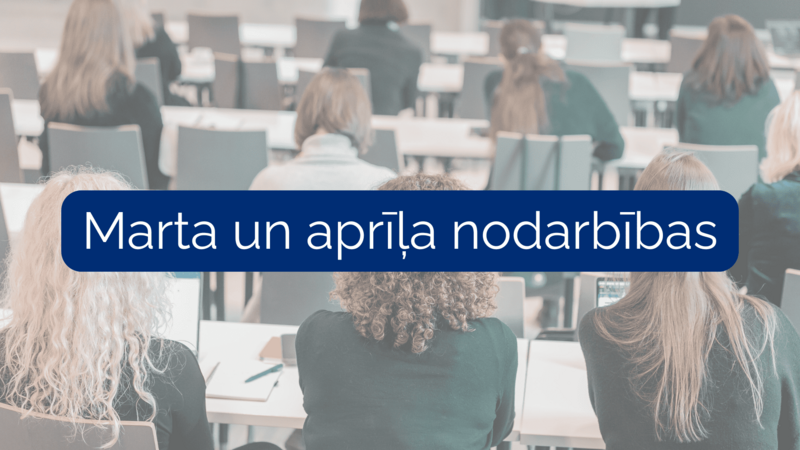 Martā un aprīlī – bezmaksas mācību nodarbības studentiem un darbiniekiem