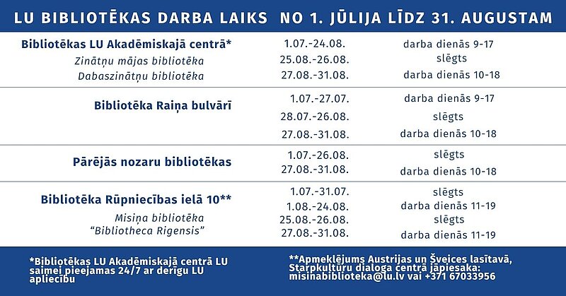 Darba laika izmaiņas!