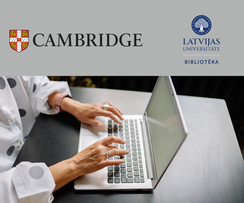 Cambridge University Press tīmekļsemināri pētniekiem par publicēšanos