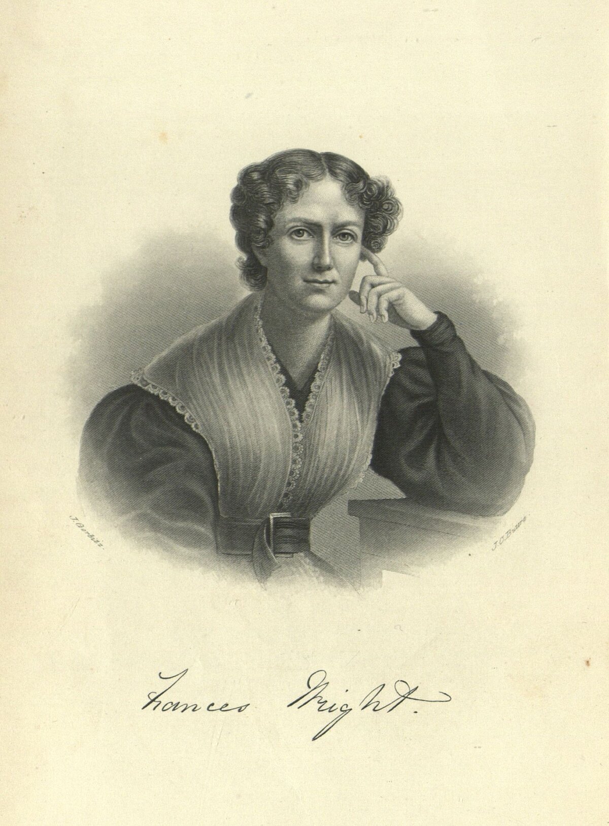 Frensisa Raita (Frances Wrigt, 1795-1852) - viena no pirmajām sievietēm ASV, kas uzstājās publiskajos mītiņos ar politiskām runām par sociālām reformām, verdzības atcelšanu, sieviešu līdztiesību