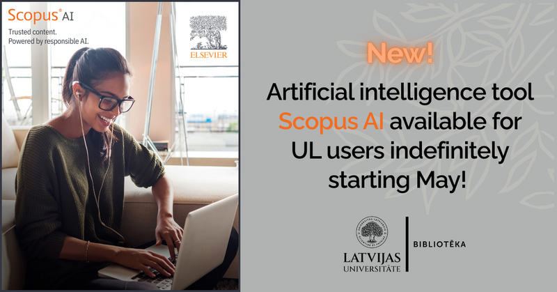 New e-resource at the University of Latvia – Scopus AI