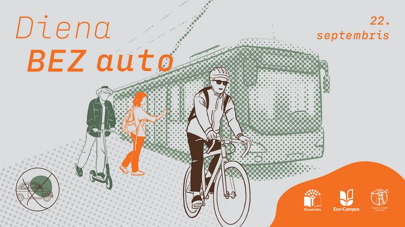 Piedalies mobilitātes izaicinājumā "Diena bez auto" 22. septembrī