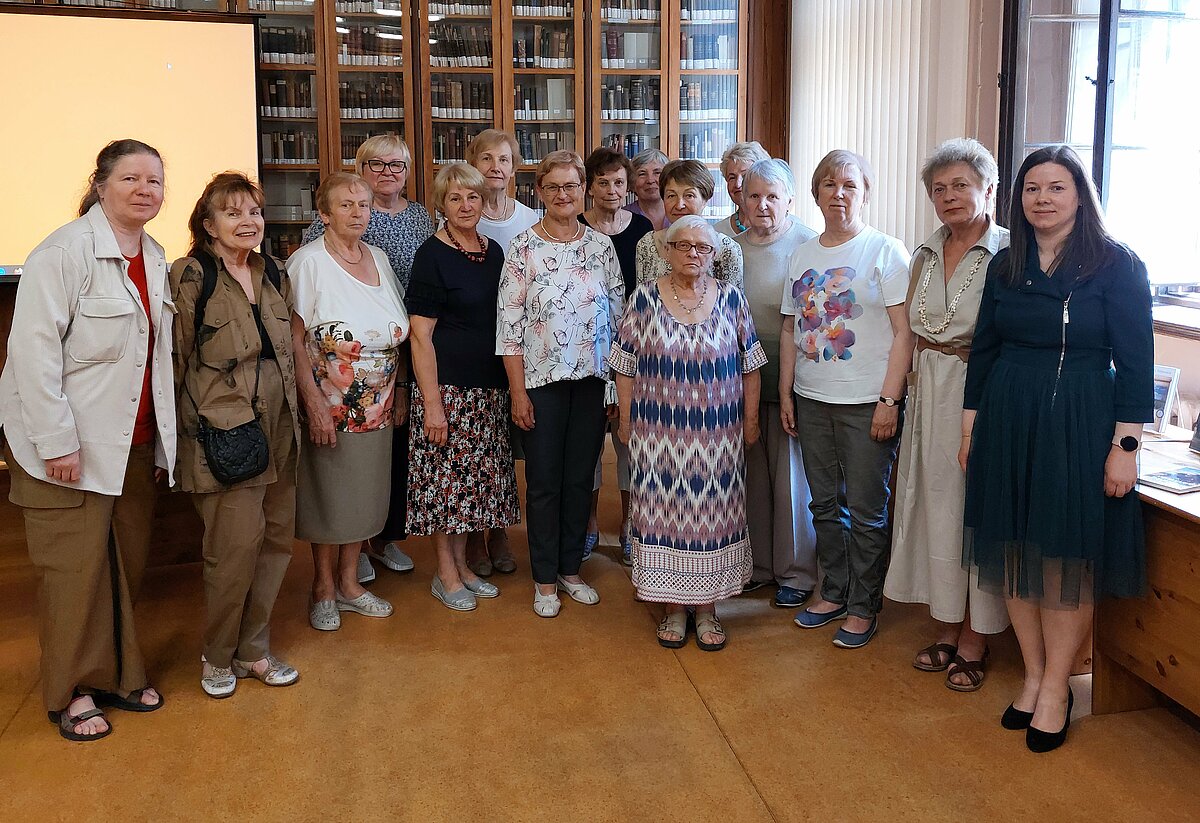 LU Senioru klubs Bibliotēkā Raiņa bulvārī