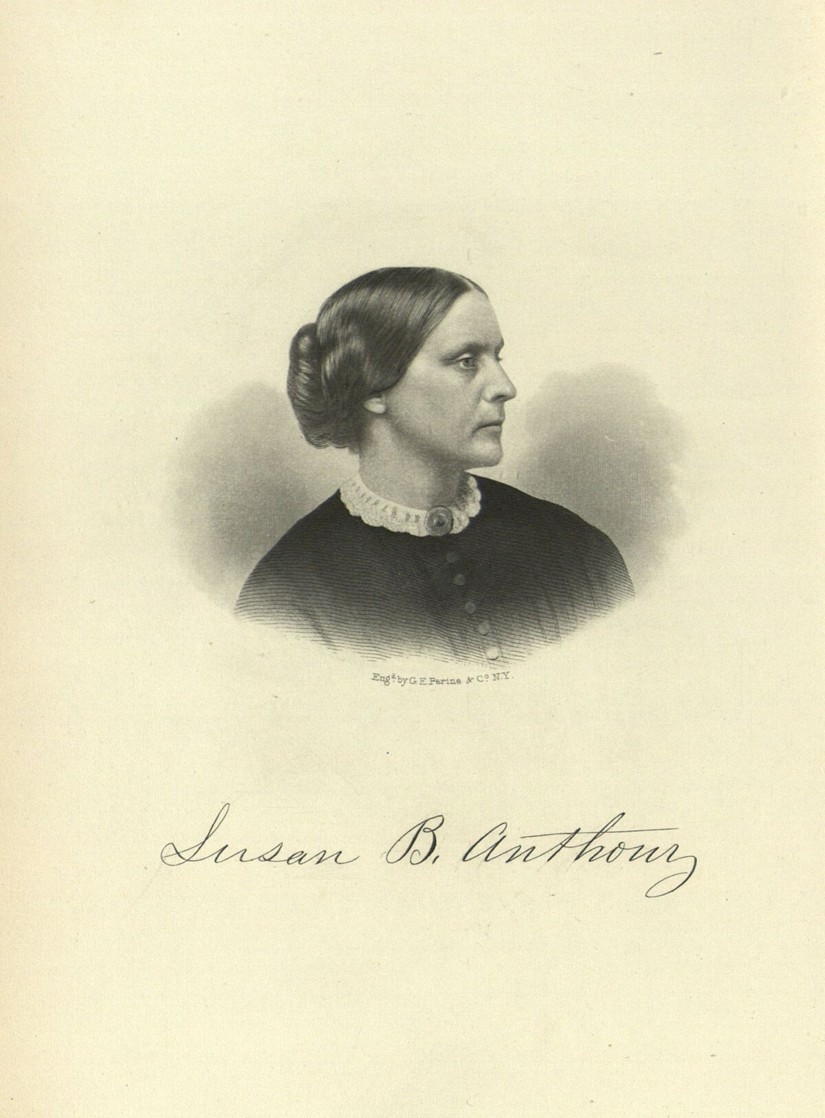 Sūzena B. Entonija (Susan B. Anthony, 1820-1906) - sieviešu tiesību kustības “seja” vairāk kā pusgadsimta garumā, kustības organizatoriskais kodols. “History of Woman Suffrage” redaktore un izdevēja