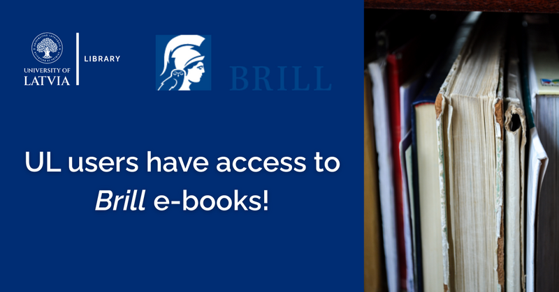 UL users have access to Brill e-book collection